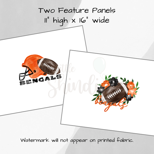 Bengals Tote-Ally Fabulous Panel (pre-order)