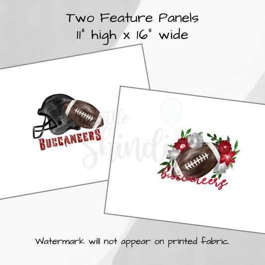 Bucs Tote-Ally Fabulous Panel (pre-order)