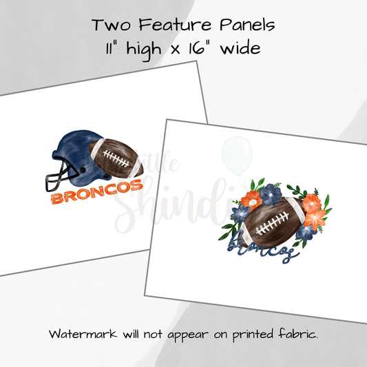 Broncos Tote-Ally Fabulous Panel (pre-order)