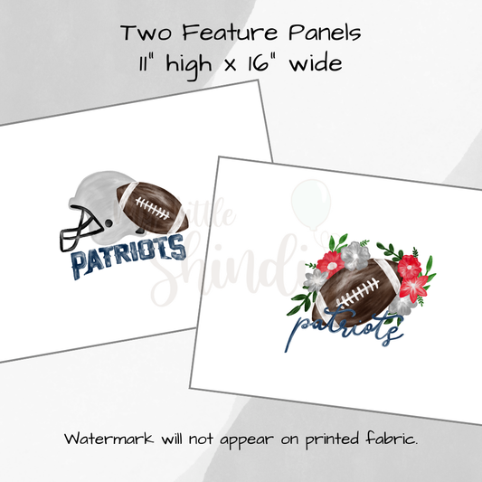 Patriots Tote-Ally Fabulous Panel (pre-order)