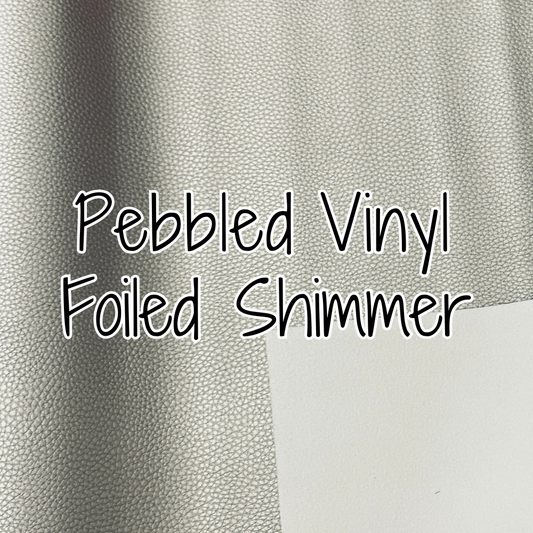 Pebbled Vinyl - Foiled Shimmer - 18" (retail)