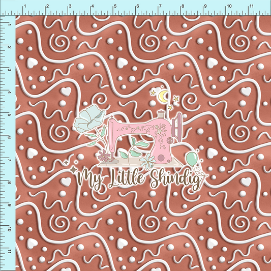 Fabric Club Month 30 - Gingerbread Icing (retail)