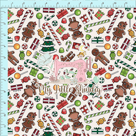 Fabric Club Month 30 - Gingerbread Party (retail)