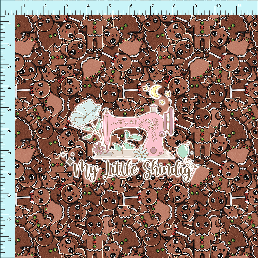 Gingerbread People (pre-order) - Fabric Club Month 30