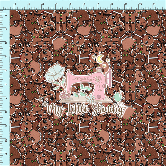 Fabric Club Month 30 - Gingerbread People (retail)
