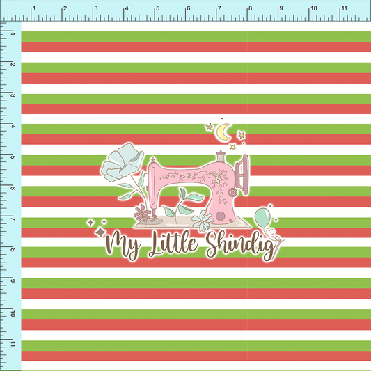 Fabric Club Month 30 - Gingerbread Color Stripes (retail)