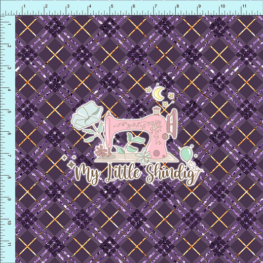 Fabric Club Month 28 - Halloween Plaid (pre-order)