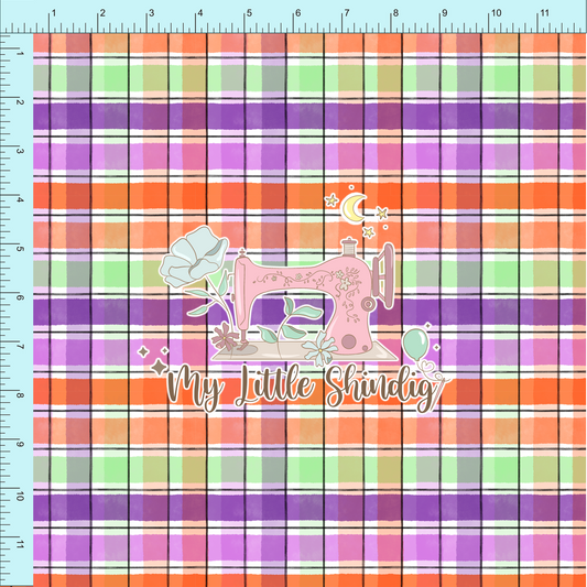 Fabric Club Month 52 - Purranormal Candy Plaid (retail)