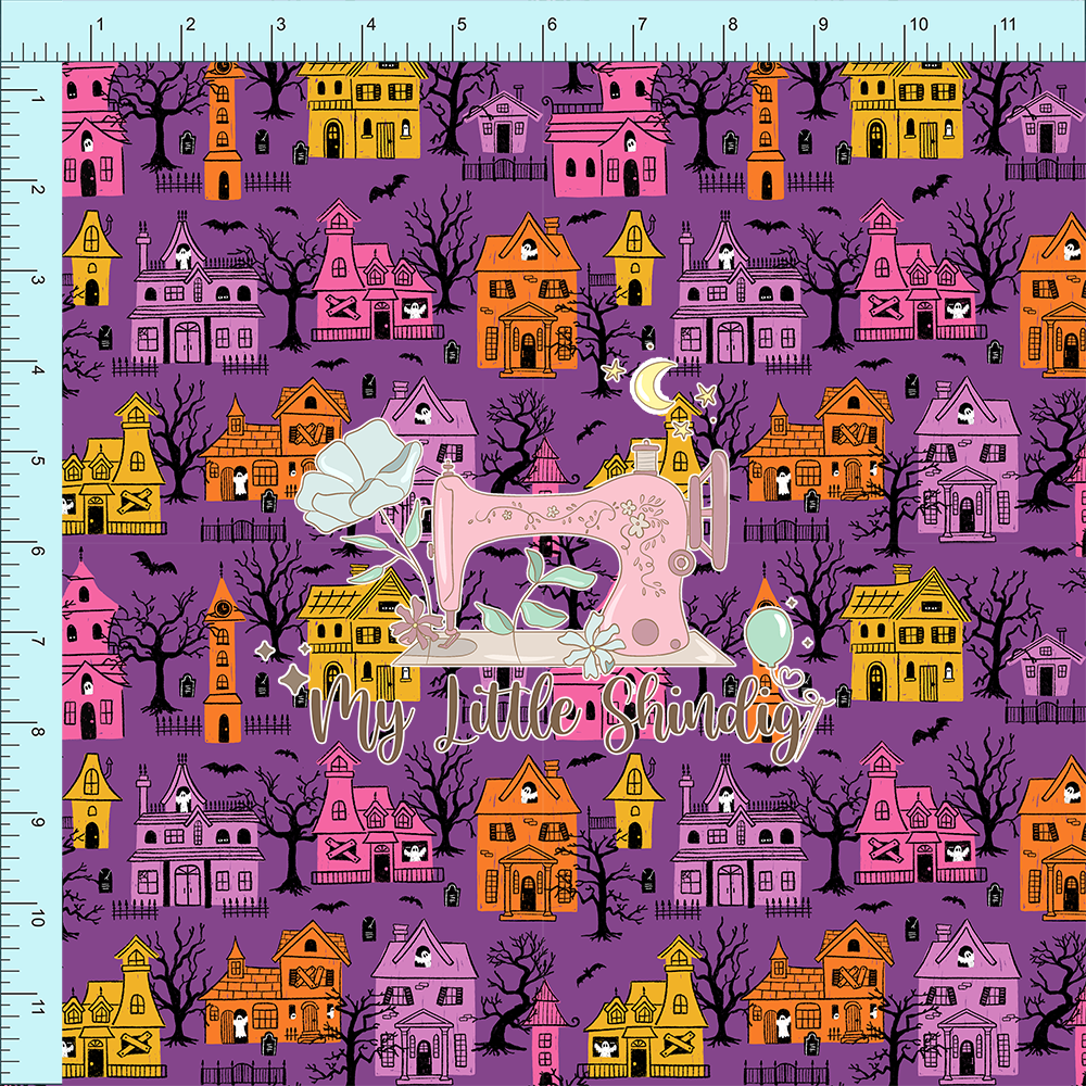 *Happily Haunted Purple - Fabric Club Month 40 (pre-order)