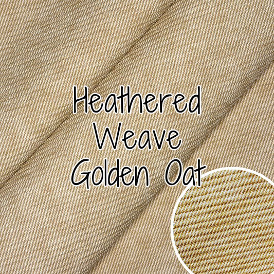 Heathered Weave Vinyl - Golden Oat 18" (retail)