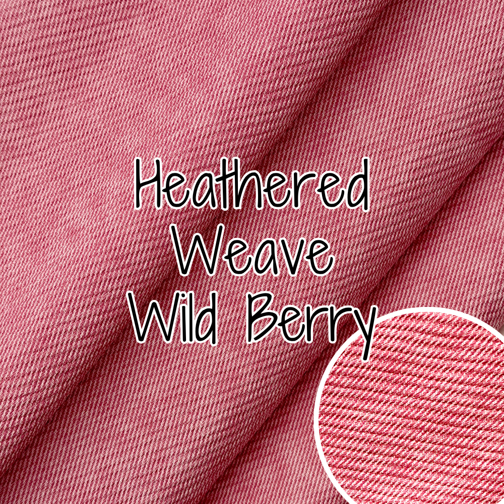Heathered Weave Vinyl - Wild Berry 18" (retail)