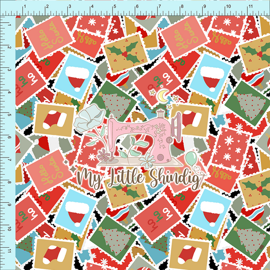 *Holiday Postage - Fabric Club Month 31 (pre-order)