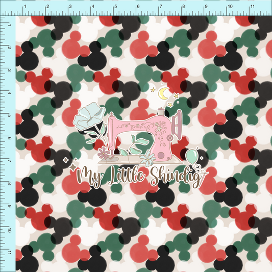 *Holiday Stacked Mouse (pre-order) - Fabric Club Month 42