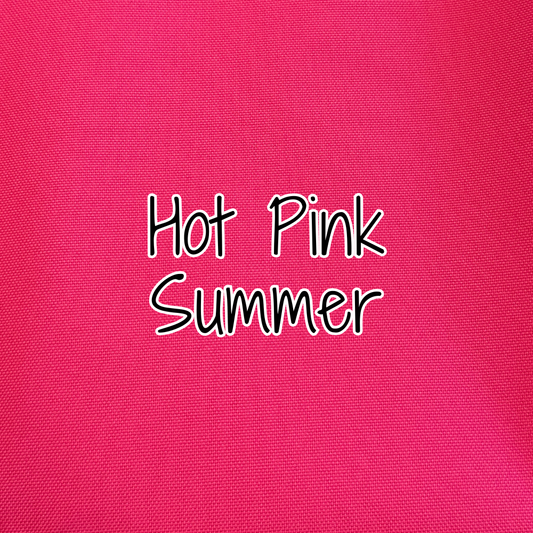 Medium Weight Waterproof Canvas - Hot Pink Summer (retail)