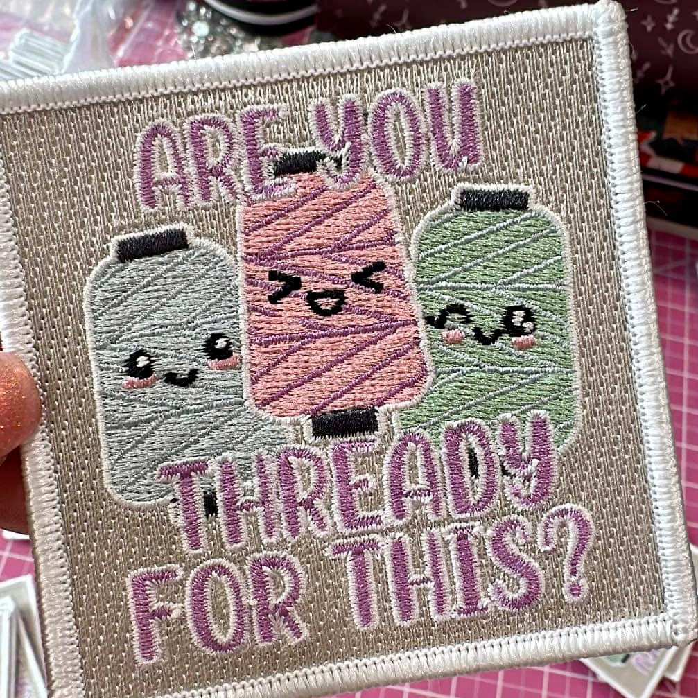 Thready For This Iron-On Patch