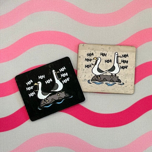 MomGulls - Color Printed Cork Tags (6 Pack)