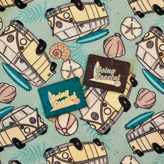Going Coastal - Color Printed Cork Tags (6 Pack) - MEMBERS ONLY