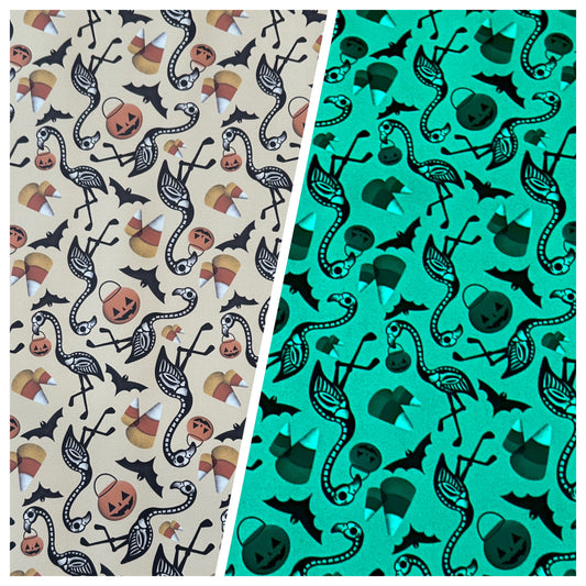 Spooky Lawn Flamingos (retail)