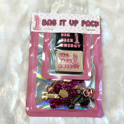 "Bag It Up" Tags and Zipper Pulls Pack