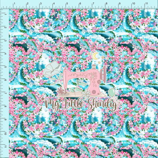 Fabric Club Month 59 - Island Summer Tides - Poly WPC (retail)