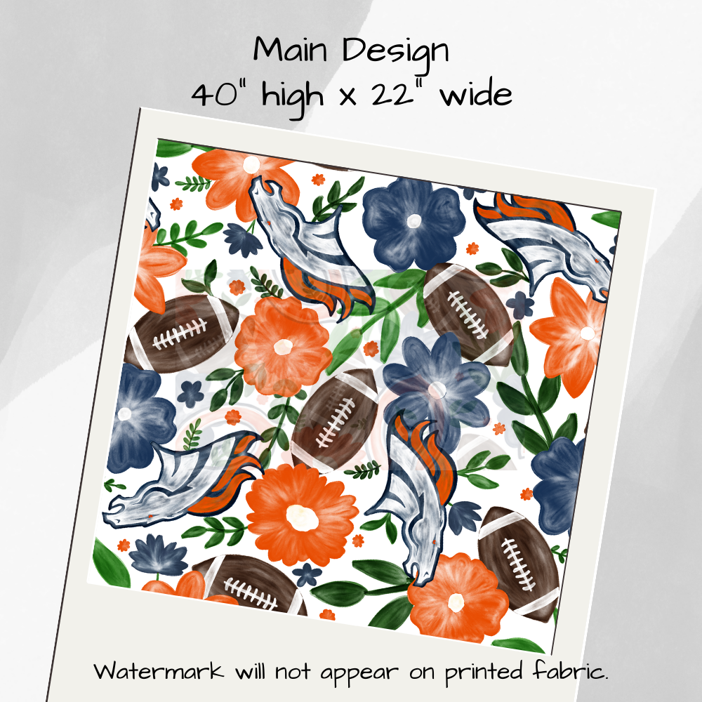Broncos Tote-Ally Fabulous Panel (pre-order)