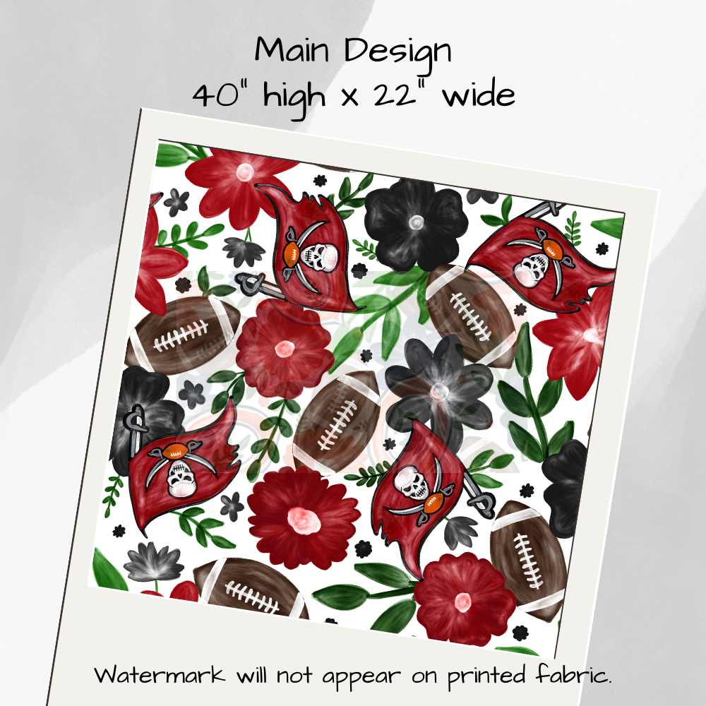 Bucs Tote-Ally Fabulous Panel (pre-order)