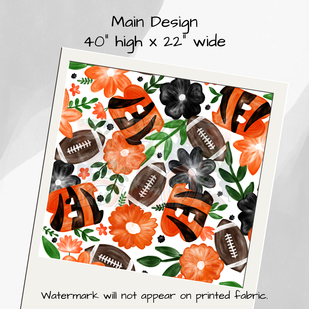 Bengals Tote-Ally Fabulous Panel (pre-order)