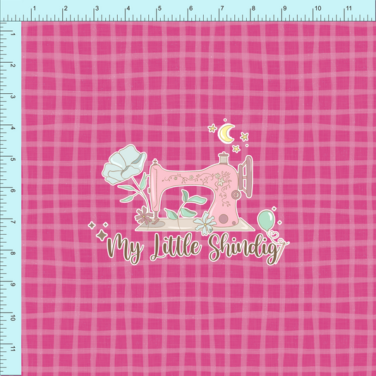 Fabric Club Month 61 - Merry Berry Pink Plaid