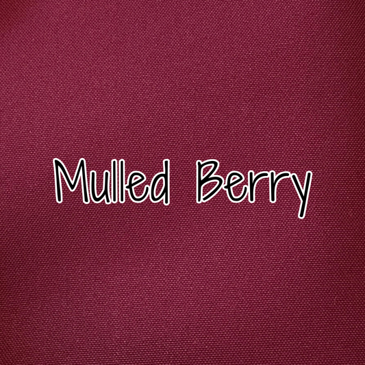 Medium Weight Waterproof Canvas - Mulled Berry (retail)