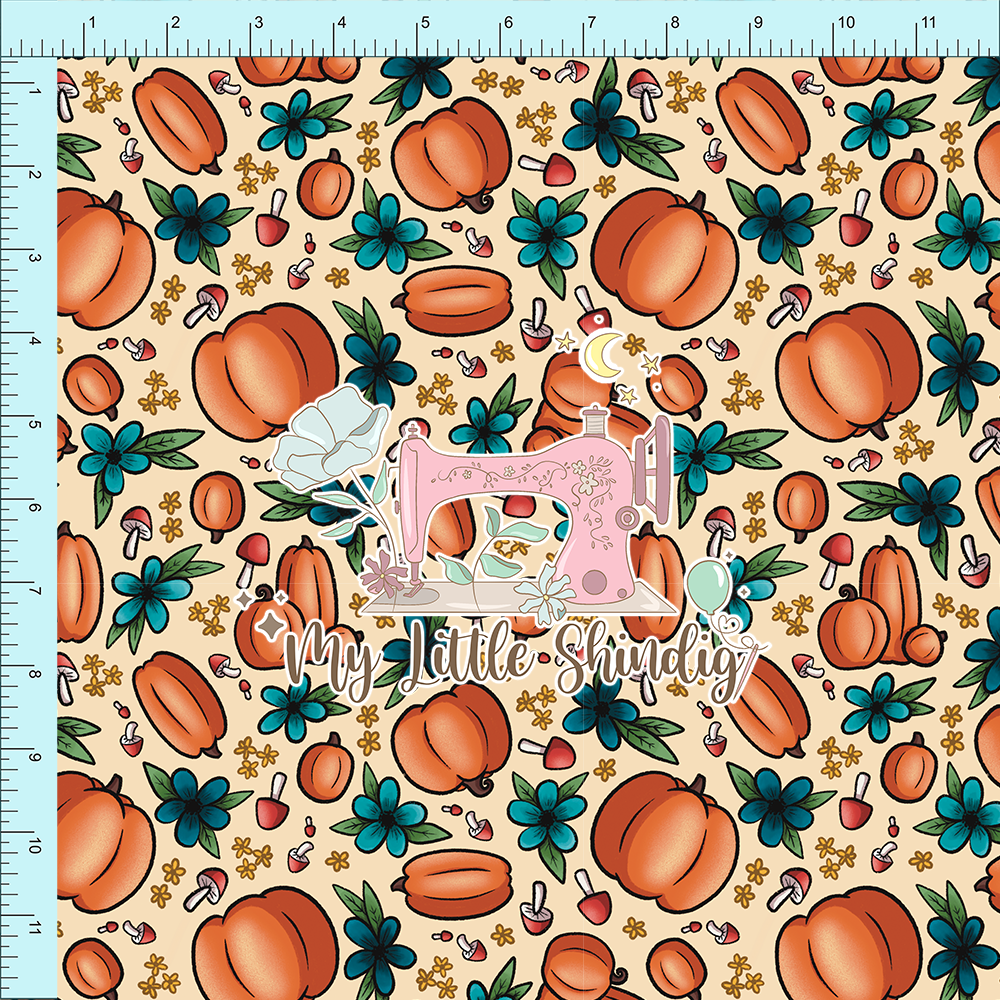 Fabric Club Month 41 - Pumpkin Patch Orange (retail)