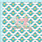Club 49 | Painted Turquoise Rug | Pre-Order