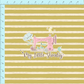 Club 57 | Paws and Petals Green Stripe | Pre-Order
