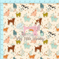 Fabric Club Month 57 - Paws & Petals on Cream - Vinyl (retail)