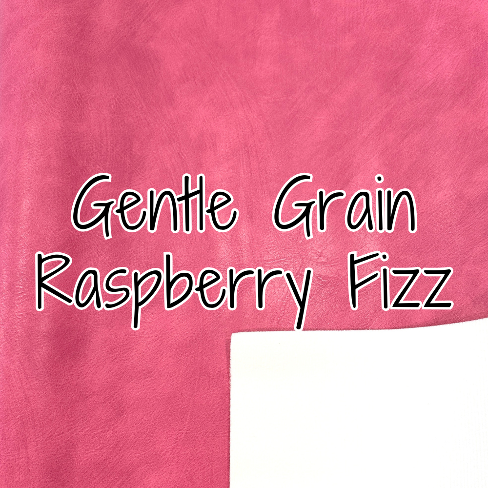 Gentle Grain Faux Leather - Raspberry Fizz 18" (retail)