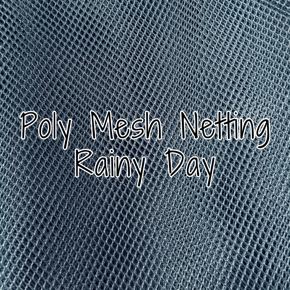 Poly Mesh Netting - Rainy Day (retail)