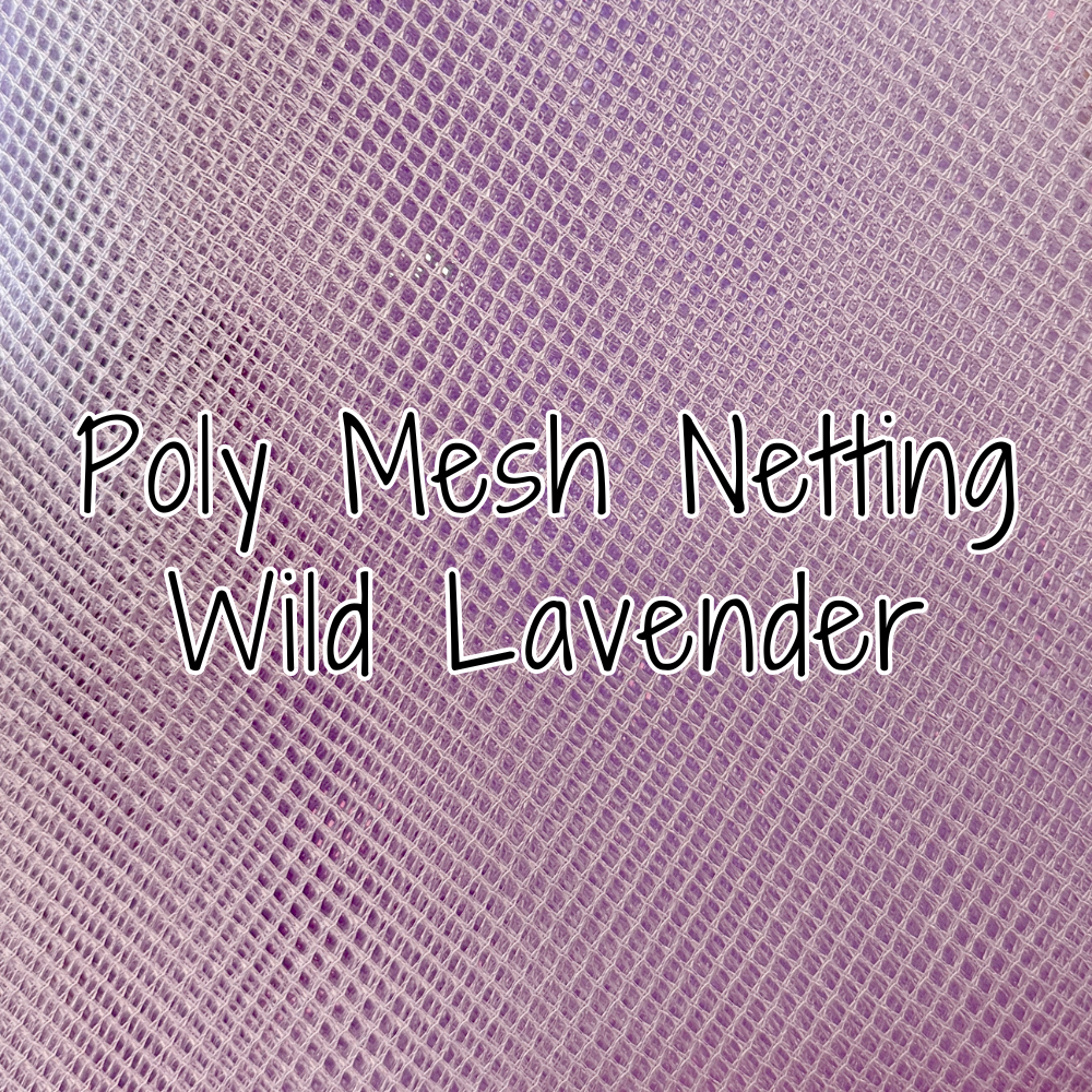 Poly Mesh Netting - Wild Lavender (retail)
