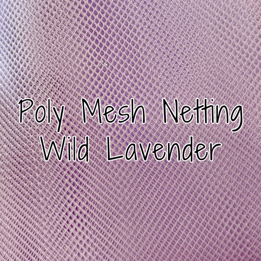 Poly Mesh Netting - Wild Lavender (retail)