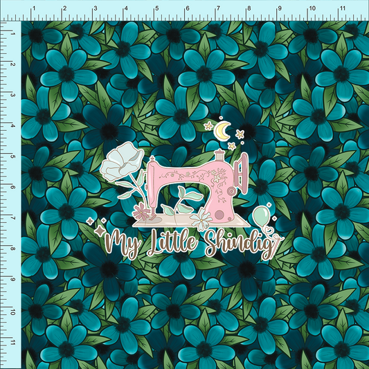 Fabric Club Month 41 - Pumpkin Patch Flowers (retail)