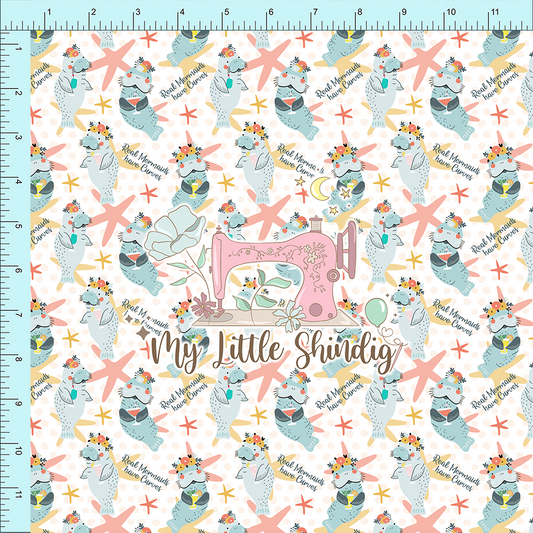 Real Mermaids Have Curves (pre-order) - Fabric Club Month 02