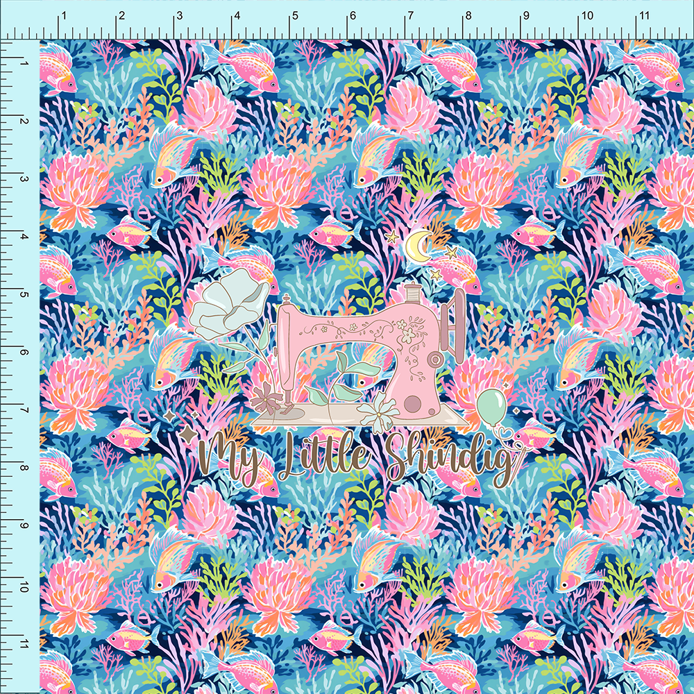 Fabric Club Month 38 - Reef Fishies (retail)