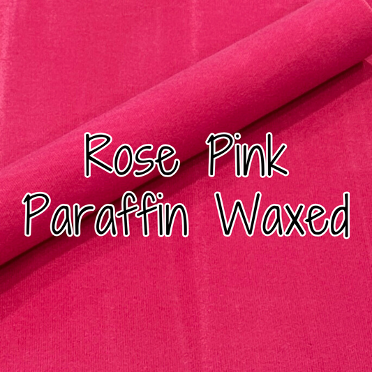 12 oz. Paraffin Waxed Canvas - Rose Pink (retail)