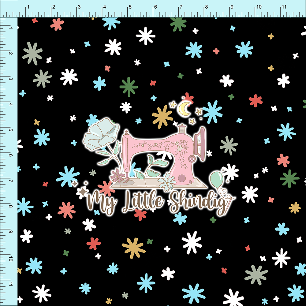 Fabric Club Month 31 - Santa Stars (retail)