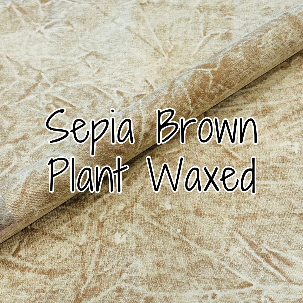 12 oz. Plant Waxed Canvas - Sepia Brown (retail)