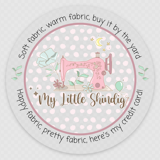 Soft Fabric - Clear Sticker