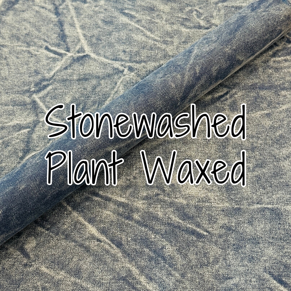 12 oz. Plant Waxed Canvas - Denim Stonewashed (retail)