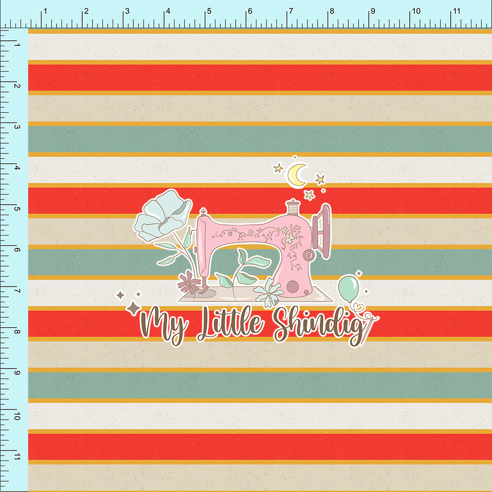 Fabric Club Month 55 - Stripey and Bright - Cotton Woven (retail)