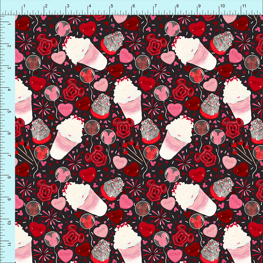 Fabric Club Month 21 - Sweetheart Black Magical Treats (retail)