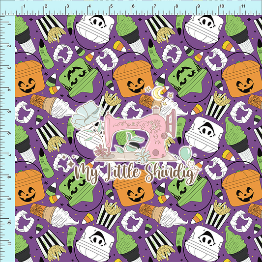 Trick Or Treat Buckets Purple (retail)