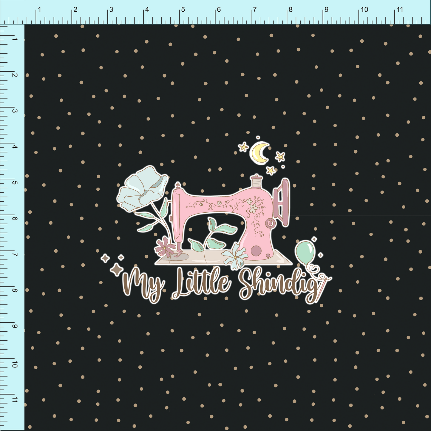 Fabric Club Month 60 - Twilight Dots - Cotton Woven (retail)
