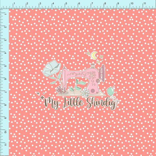 Fabric Club Month 62 - Vintage Valentine Pink Dot